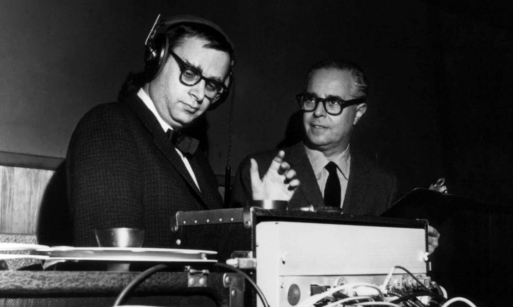 Rudy Van Gelder and Blue Note founder Alfred Lion