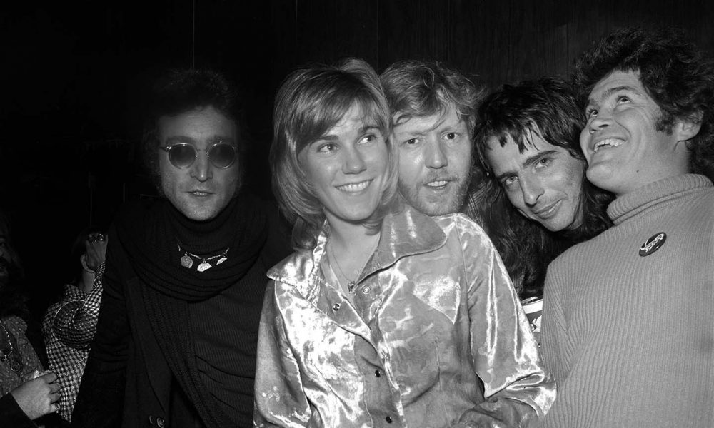 Anne Murray, John Lennon, Harry Nilsson, Alice Cooper, and Mickey Dolenz in 1973