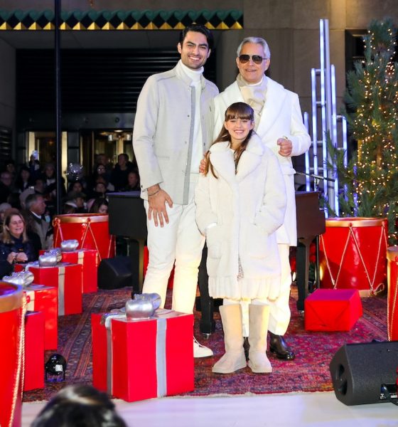 Andrea, Matteo, and Virginia Bocelli - Photo: Jose Perez/Bauer-Griffin/GC Images