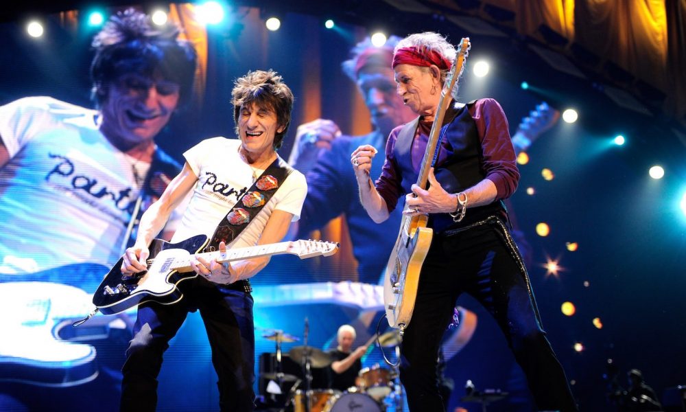 The Rolling Stones at the Prudential Center in Newark, NJ on December 15, 2012. Photo: Kevin Mazur/WireImage