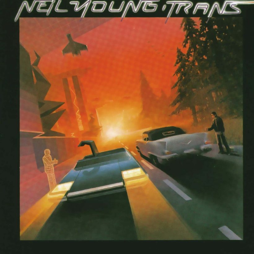 Classic rocker Neil Young's album cover to Trans