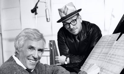 Burt Bacharach & Elvis Costello in Hollywood in 1998. Photo: William Claxton, courtesy Demont Photo Management