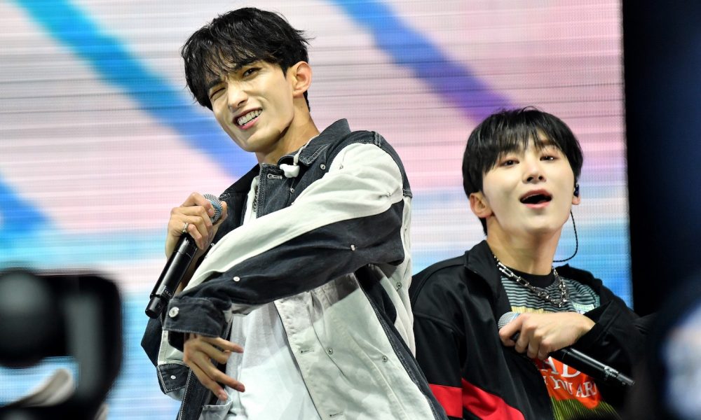Seungkwan and DK of BSS - Photo: Sarah Morris/Getty Images