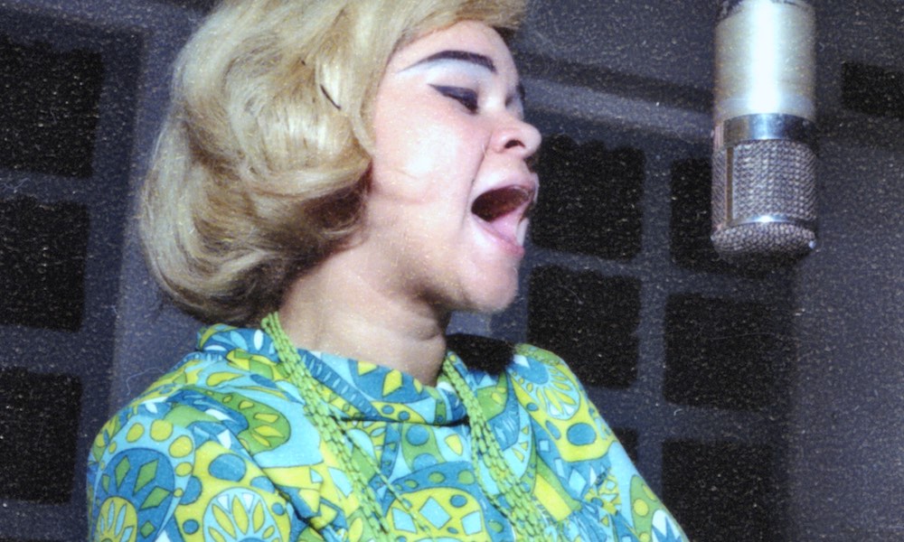 Etta James at FAME Studios in 1967. Photo: House Of Fame LLC/Michael Ochs Archive/Getty Images