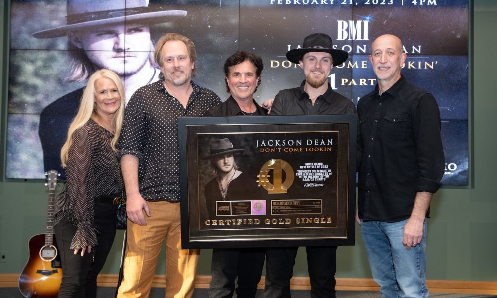 Allison Jones, Luke Dick, Scott Borchetta, Jackson Dean, and Mike Rittberg - Photo: Steve Lowry for BMI