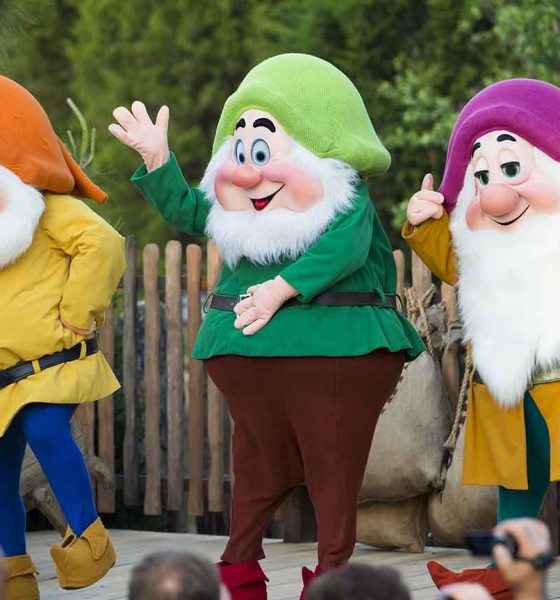 Dwarfs at Disney Theme Park