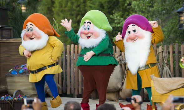 Dwarfs at Disney Theme Park