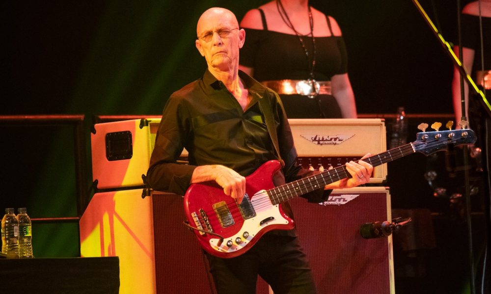 Michael Rhodes on stage in Joe Bonamassa's band in 2019. Photo: Roberto Ricciuti/Redferns