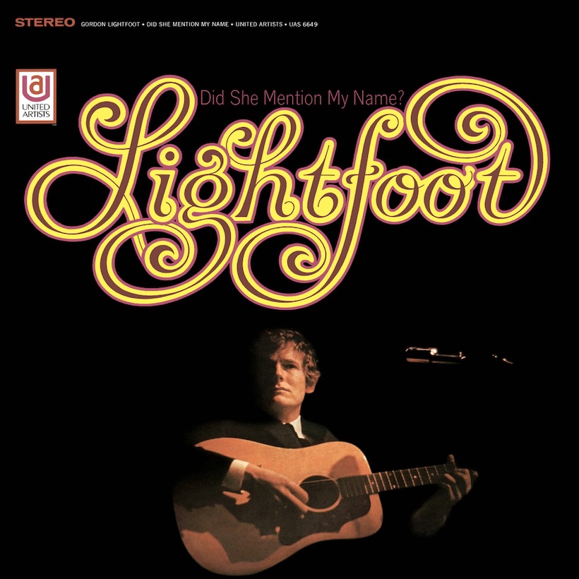 Gordon Lightfoot 'Did She Mention My Name' artwork - Courtesy: UMG