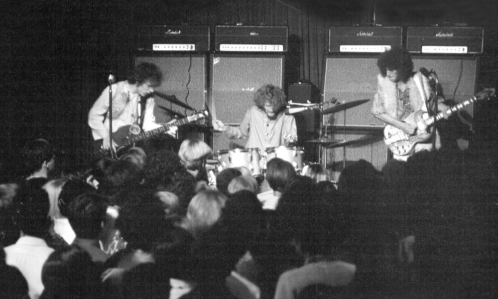 Cream live in 1968. Photo: Michael Ochs Archives/Getty Images
