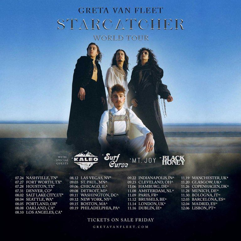 Greta Van Fleet Tour 2025 Tickets Availability Devi Shantee