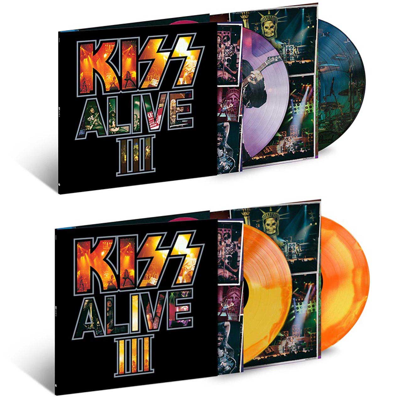 KISS FRIED ALIVE! カラー盤 コレクターズLP Kiss – Fried Alive! – Vinyl (Blue Marbled, LP, Unofficial Release