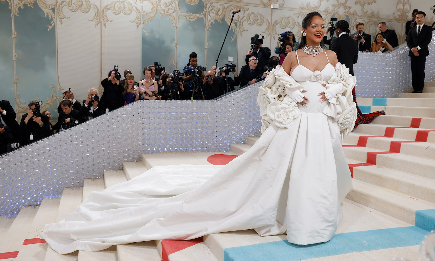 Rihanna Wore Valentino Haute Couture To The 2023 Met Gala