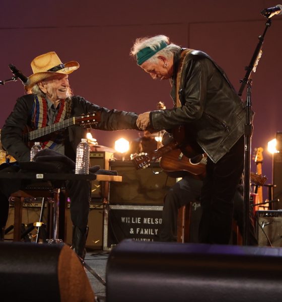 Willie Nelson and Keith Richards - Photo: Randall Michelson (Courtesy of Shock Ink)