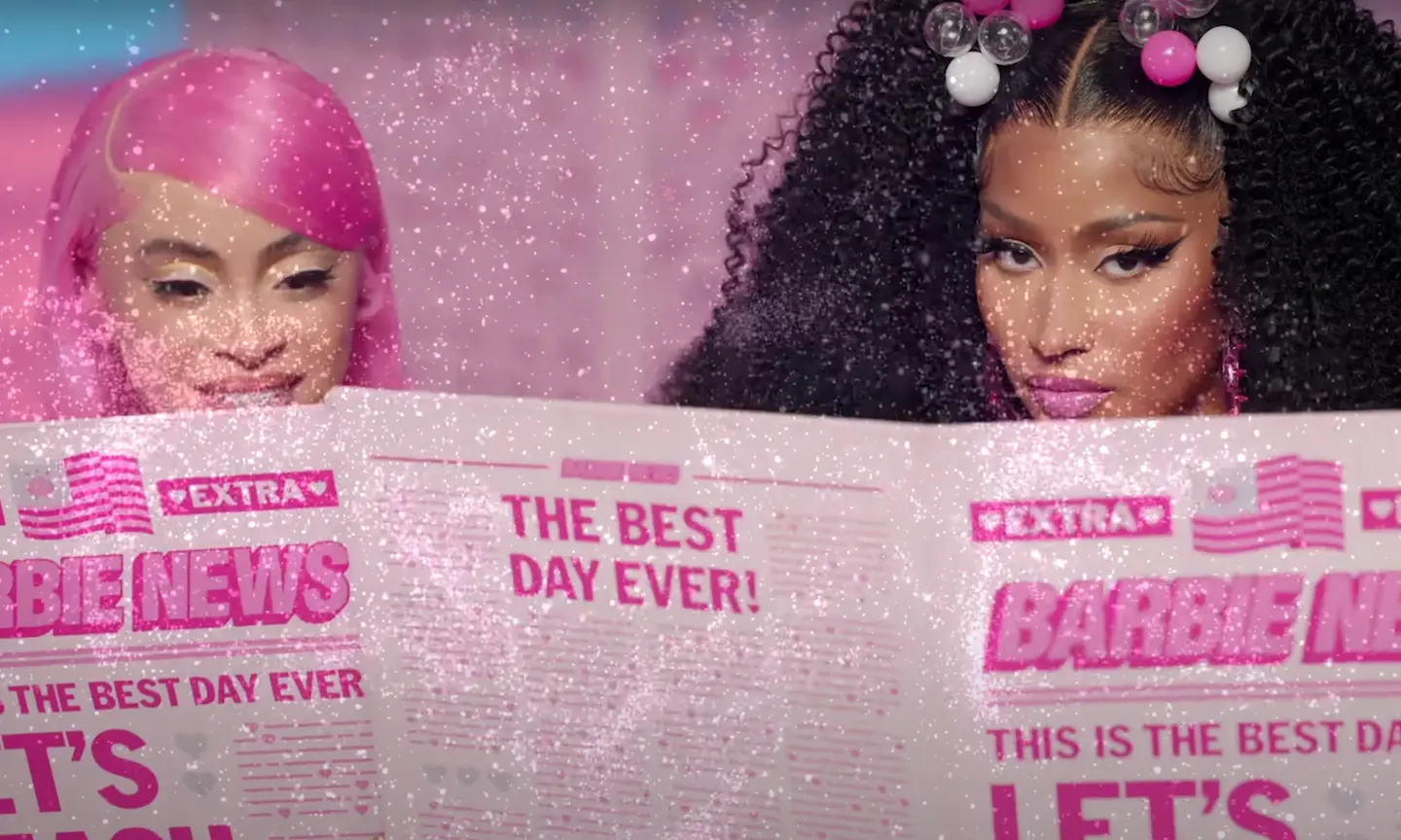 Nicki Minaj And Ice Spice Are Barbie Girls In New Barbie World Music Video