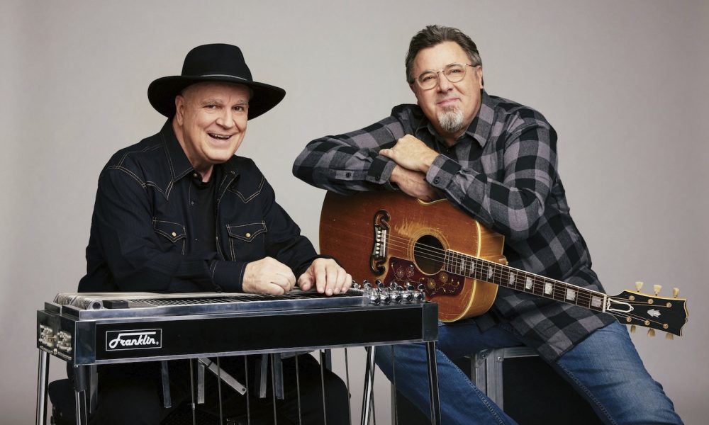 Vince Gill and Paul Franklin - Photo: John Shearer