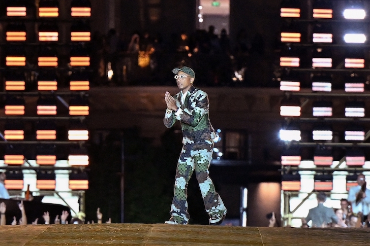 Pharrell's First Louis Vuitton Show: Jay-Z Performs for After Party