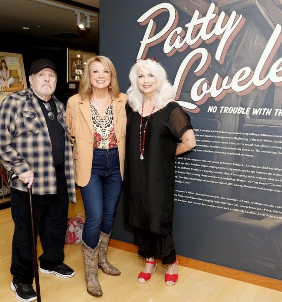 Emory Gordy Jr., Patty Loveless and Emmylou Harris attend the opening of 'Patty Loveless: No Trouble with the Truth on August 22, 2023. Photo: Jason Kempin/Getty Images for the Country Music Hall of Fame and Museum