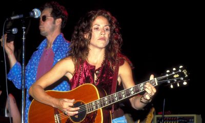 Sheryl Crow performs at Irving Plaza, New York, in 1993. Photo: Steve Eichner/WireImage