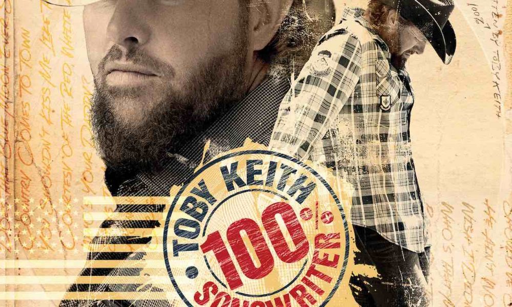 Toby Keith '100% Songwriter' artwork - Courtesy: Mercury Nashville/UMe