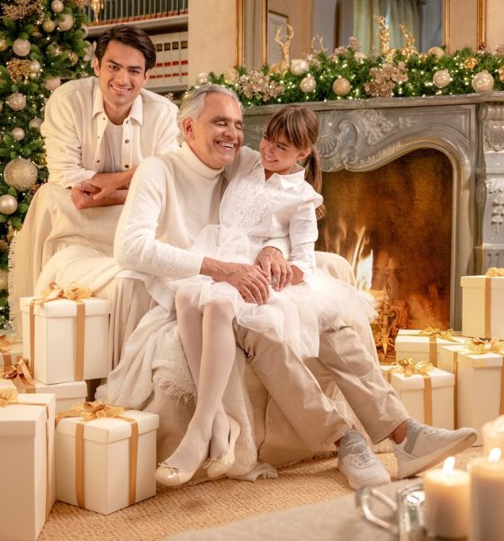 Andrea, Matteo, and Virginia Bocelli - Photo: Giovanni De Sandre (Courtesy of Decca Records/Capitol Records)