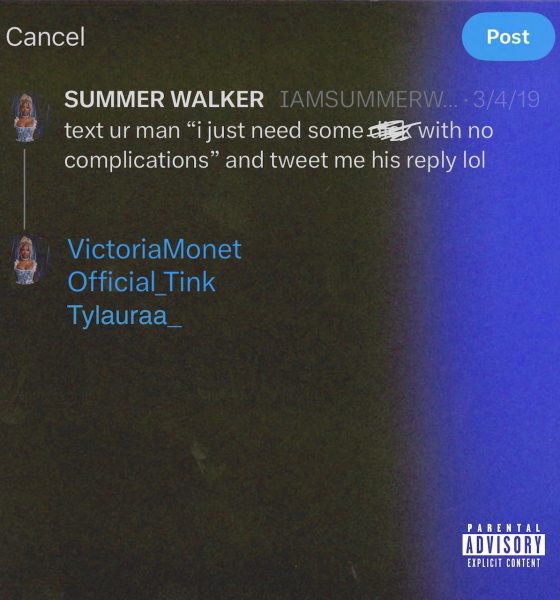 Summer Walker, ‘Girls Need Love (Girls Mix)’ Cover Art - Photo: Courtesy of LVRN/Interscope Records