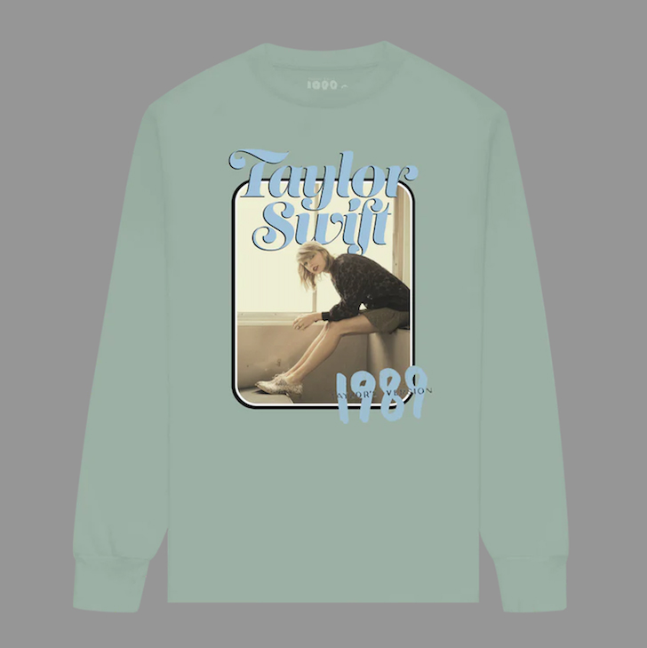 From The Vault Green 1989 (Taylor's Version) Photo Long Sleeve