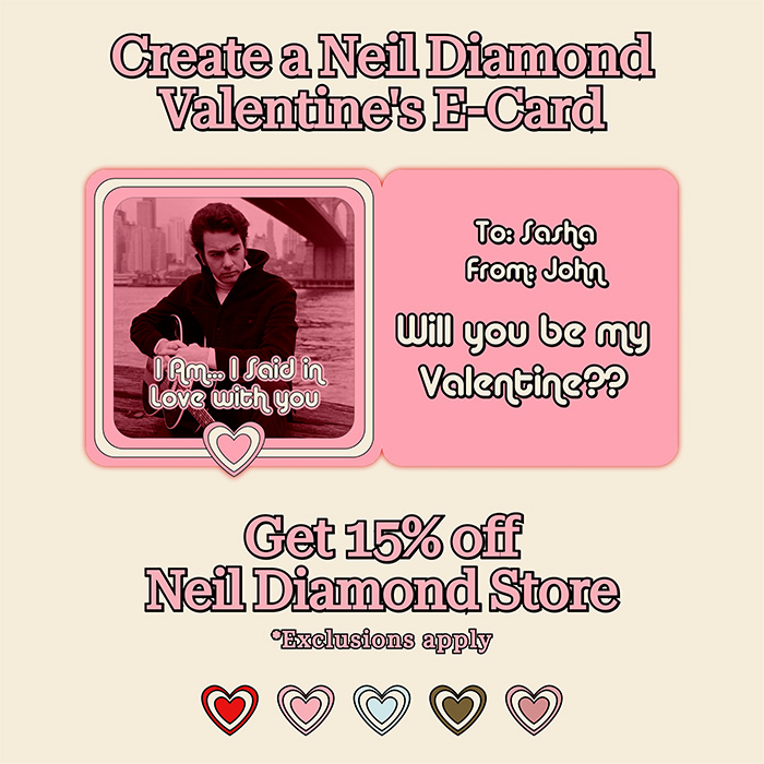 Neil Diamond Valentine E-Card