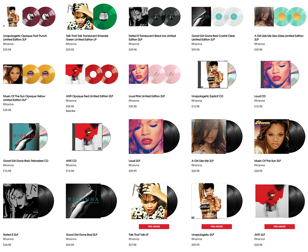 Rihanna - Vinyl Store