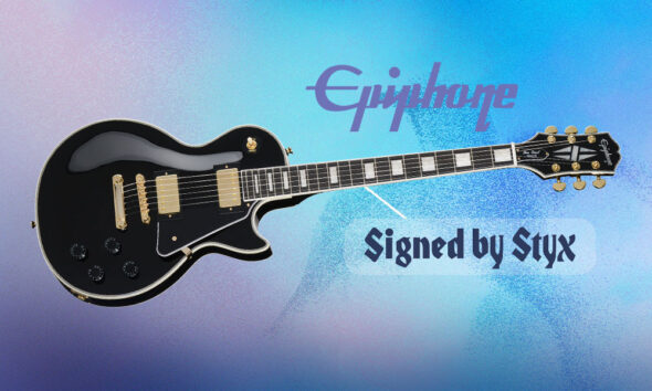 Styx signed guitar