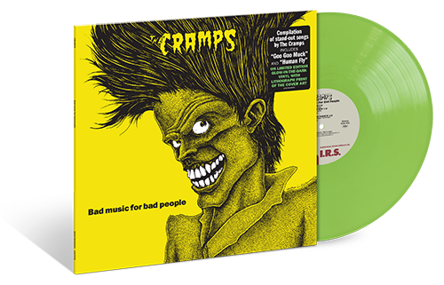 Cramps - Bad Music For Bad People Green Vinyl LP