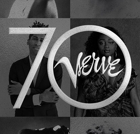 Verve 70th anniversary banner
