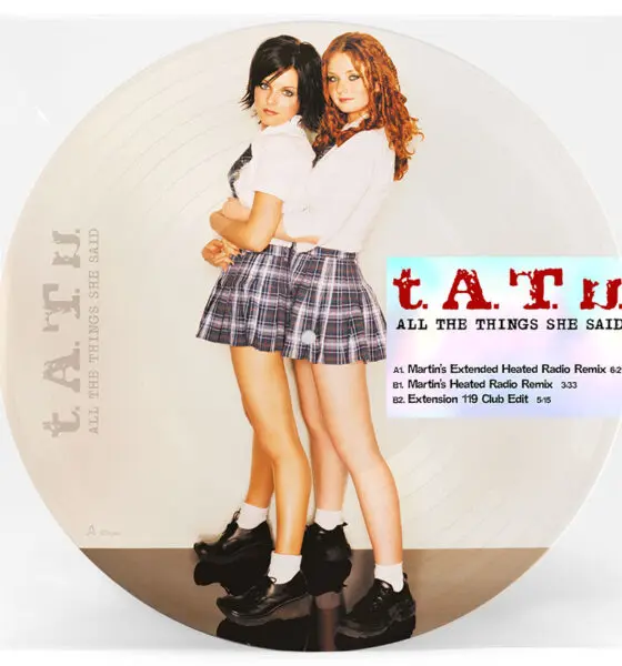 t.a.T.u. All The Things She Said picture disc vinyl
