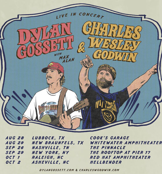 Dylan Gossett and Charles Wesley Godwin tour poster