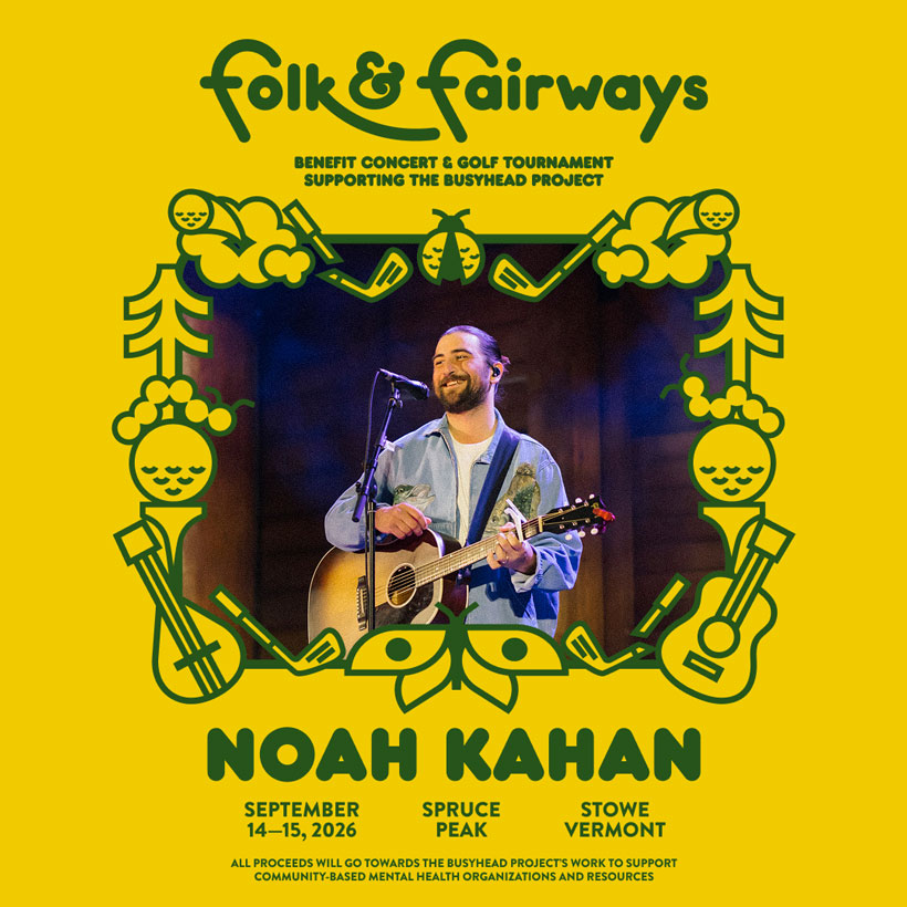 Noah Kahan Folk & Fairways Benefit Concert