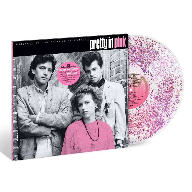 Pretty In Pink soundtrack glitter-filled vinyl