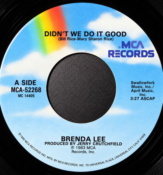 Brenda Lee Didn't We Do It Good