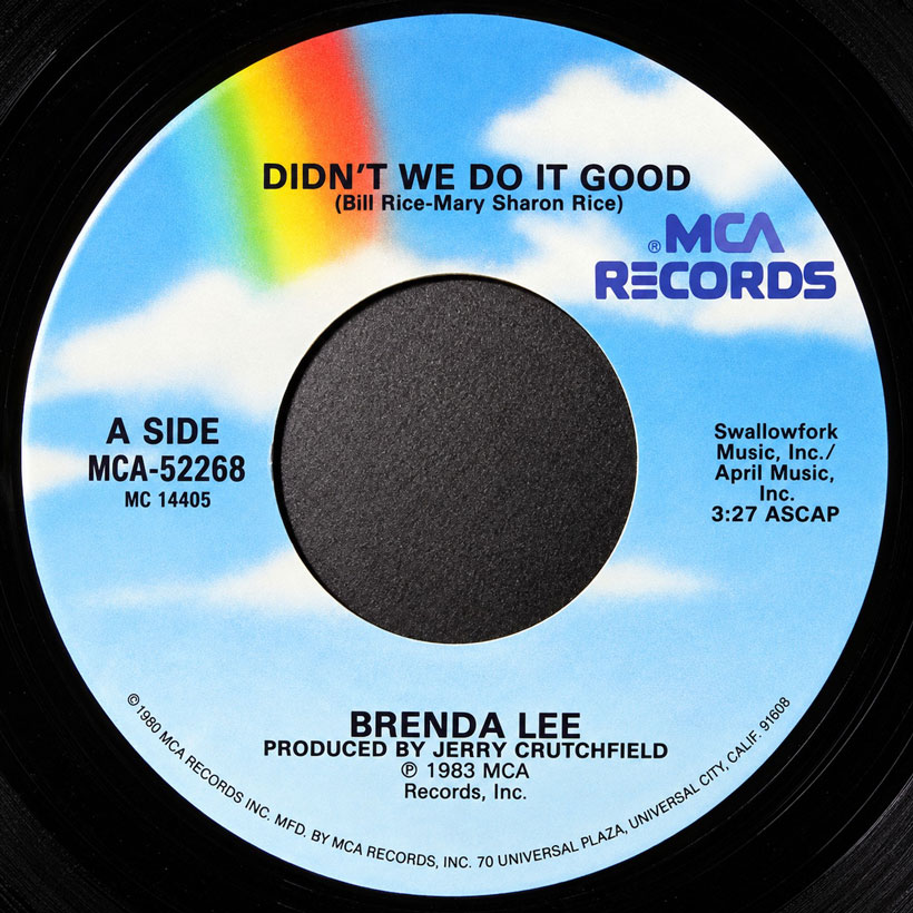 Brenda Lee Didn't We Do It Good